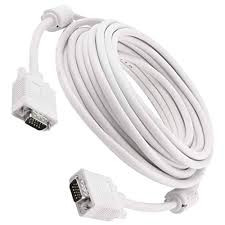 VGA CABLE 5 METER (90) WHITE