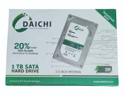 DAICHI 1000 GB (1 TB) SURVILLANCE DRIVE SATA Internal Hard Disk Drive (HDD)  (Interface: SATA)